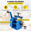 image:imageVEVOR Jewelry Press 75mm Width 3in1 Functionality Gear Ratio 12 Adjustable 00365mm Press Thickness Ideal for Crafting Metal Jewelry Sheets Squares Wires and SemicirclesBlue