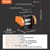 image:imageVEVOR Jewelry Press 75mm Width 3in1 Functionality Gear Ratio 12 Adjustable 00365mm Press Thickness Ideal for Crafting Metal Jewelry Sheets Squares Wires and SemicirclesBlack