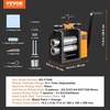 image:imageVEVOR Jewelry Press 75mm Width 3in1 Functionality Gear Ratio 12 Adjustable 00365mm Press Thickness Ideal for Crafting Metal Jewelry Sheets Squares Wires and SemicirclesBlack