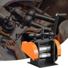 image:imageVEVOR Jewelry Press 75mm Width 3in1 Functionality Gear Ratio 12 Adjustable 00365mm Press Thickness Ideal for Crafting Metal Jewelry Sheets Squares Wires and SemicirclesBlack