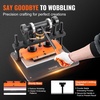 image:imageVEVOR Leather Cutting Machine 142 x 102 in Embossing Plate Manual Die Cutter 047 in Pressure Stroke Leather Embossing Machine Dual Guide Shafts Die Cut Machine for Various of Materials28x14 cm