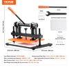 image:imageVEVOR Leather Cutting Machine 142 x 102 in Embossing Plate Manual Die Cutter 047 in Pressure Stroke Leather Embossing Machine Dual Guide Shafts Die Cut Machine for Various of Materials36x26 cm