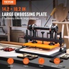 image:imageVEVOR Leather Cutting Machine 142 x 102 in Embossing Plate Manual Die Cutter 047 in Pressure Stroke Leather Embossing Machine Dual Guide Shafts Die Cut Machine for Various of Materials36x26 cm
