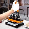 image:imageVEVOR Leather Cutting Machine 142 x 102 in Embossing Plate Manual Die Cutter 047 in Pressure Stroke Leather Embossing Machine Dual Guide Shafts Die Cut Machine for Various of Materials18x10 cm