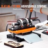 image:imageVEVOR Leather Cutting Machine 142 x 102 in Embossing Plate Manual Die Cutter 047 in Pressure Stroke Leather Embossing Machine Dual Guide Shafts Die Cut Machine for Various of Materials18x10 cm