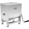 image:imageVEVOR Manual Meat Mixer 10L Tilt Tank  Heavy Duty Stainless Steel Hand Mixer for Ground Beef amp Sausage Max 15lb Mixing Meat Capacity with Gear Box and Lid Handle