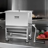 image:imageVEVOR Manual Meat Mixer 10L Tilt Tank  Heavy Duty Stainless Steel Hand Mixer for Ground Beef amp Sausage Max 15lb Mixing Meat Capacity with Gear Box and Lid Handle