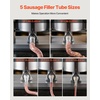 image:imageVEVOR Manual Sausage Stuffer 11 LBS  5 L Vertical Meat Stuffer Heavy Duty Sausage Casing Meat Stuffing Machine DualSpeed Stainless Steel Filler with 5 Filling Tubes for Commercial and Home Use55LB25L