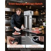image:imageVEVOR Manual Sausage Stuffer 11 LBS  5 L Vertical Meat Stuffer Heavy Duty Sausage Casing Meat Stuffing Machine DualSpeed Stainless Steel Filler with 5 Filling Tubes for Commercial and Home Use55LB25L