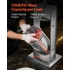 image:imageVEVOR Manual Sausage Stuffer 11 LBS  5 L Vertical Meat Stuffer Heavy Duty Sausage Casing Meat Stuffing Machine DualSpeed Stainless Steel Filler with 5 Filling Tubes for Commercial and Home Use33LB15L