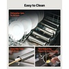 image:imageVEVOR Manual Sausage Stuffer 11 LBS  5 L Vertical Meat Stuffer Heavy Duty Sausage Casing Meat Stuffing Machine DualSpeed Stainless Steel Filler with 5 Filling Tubes for Commercial and Home Use11LB5L