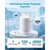 image:imageVEVOR Mineralization Filter Replacement  Remineralization Alkaline Water Filter for Reverse Osmosis System Balances pH amp Restores Minerals Compatible with X811B Ice Maker Water Dispenser