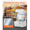 image:imageVEVOR Open Air Merchandiser 2Tier Shelving Commercial Refrigerator Grab and Go Display Cooler Refrigerator with Air Curtain LED Advertising Light Fits for Restaurants Stores Office 127cuft