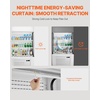 image:imageVEVOR Open Air Merchandiser 2Tier Shelving Commercial Refrigerator Grab and Go Display Cooler Refrigerator with Air Curtain LED Advertising Light Fits for Restaurants Stores Office 127cuft