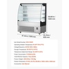 image:imageVEVOR Open Air Merchandiser 46 cu ft Shelving Commercial Refrigerator Grab and Go Fan Cooling Display Cooler with LED Lighting Night Curtain Horizontal for Restaurants Stores Office75 cuft