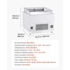 image:imageVEVOR Open Air Merchandiser 46 cu ft Shelving Commercial Refrigerator Grab and Go Fan Cooling Display Cooler with LED Lighting Night Curtain Horizontal for Restaurants Stores Office31 cuft