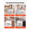 image:imageVEVOR Open Air Merchandiser 46 cu ft Shelving Commercial Refrigerator Grab and Go Fan Cooling Display Cooler with LED Lighting Night Curtain Horizontal for Restaurants Stores Office31 cuft
