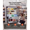 image:imageVEVOR Open Air Merchandiser 46 cu ft Shelving Commercial Refrigerator Grab and Go Fan Cooling Display Cooler with LED Lighting Night Curtain Horizontal for Restaurants Stores Office54 cuft
