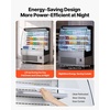 image:imageVEVOR Open Air Merchandiser 46 cu ft Shelving Commercial Refrigerator Grab and Go Fan Cooling Display Cooler with LED Lighting Night Curtain Horizontal for Restaurants Stores Office75 cuft