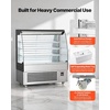image:imageVEVOR Open Air Merchandiser 46 cu ft Shelving Commercial Refrigerator Grab and Go Fan Cooling Display Cooler with LED Lighting Night Curtain Horizontal for Restaurants Stores Office75 cuft