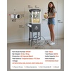 image:imageVEVOR Popcorn Machine 8oz Stainless Steel Kettle 800W Commercial Countertop Popcorn Maker 48 Cups per Batch Theater Style Popper with 2Button Control Glass Wall PC Door 1 Scoop 3 Spoons RedBlack with cart