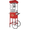 image:imageVEVOR Popcorn Machine 8oz Stainless Steel Kettle 800W Commercial Countertop Popcorn Maker 48 Cups per Batch Theater Style Popper with 2Button Control Glass Wall PC Door 1 Scoop 3 Spoons RedRed