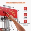 image:imageVEVOR Popcorn Machine 8oz Stainless Steel Kettle 800W Commercial Countertop Popcorn Maker 48 Cups per Batch Theater Style Popper with 2Button Control Glass Wall PC Door 1 Scoop 3 Spoons RedRed