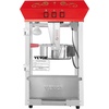 image:imageVEVOR Popcorn Machine 8oz Stainless Steel Kettle 800W Commercial Countertop Popcorn Maker 48 Cups per Batch Theater Style Popper with 2Button Control Glass Wall PC Door 1 Scoop 3 Spoons RedRed
