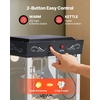 image:imageVEVOR Popcorn Machine 8oz Stainless Steel Kettle 800W Commercial Countertop Popcorn Maker 48 Cups per Batch Theater Style Popper with 2Button Control Glass Wall PC Door 1 Scoop 3 Spoons RedBlack
