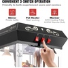 image:imageVEVOR Popcorn Maker 850W Popcorn Popper Machine 8 Oz Kettle Makes 48 Cups per Batch Countertop Popcorn Maker with Tempered Glass Includes 4 Scoops Movie Theater Style Black8OZ