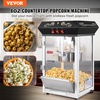 image:imageVEVOR Popcorn Maker 850W Popcorn Popper Machine 8 Oz Kettle Makes 48 Cups per Batch Countertop Popcorn Maker with Tempered Glass Includes 4 Scoops Movie Theater Style Black8OZ