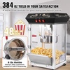 image:imageVEVOR Popcorn Maker 850W Popcorn Popper Machine 8 Oz Kettle Makes 48 Cups per Batch Countertop Popcorn Maker with Tempered Glass Includes 4 Scoops Movie Theater Style Black8OZ