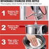 image:imageVEVOR Popcorn Maker 850W Popcorn Popper Machine 8 Oz Kettle Makes 48 Cups per Batch Countertop Popcorn Maker with Tempered Glass Includes 4 Scoops Movie Theater Style Black8OZ