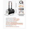 image:imageVEVOR Portable 2 Burner Propane Forge 2600F Metal and Knife Blacksmithing Forges Large Capacity Farrier Forging Tools and Equipment Complete Mini Forge KitBlack
