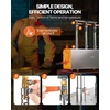 image:imageVEVOR Portable 2 Burner Propane Forge 2600F Metal and Knife Blacksmithing Forges Large Capacity Farrier Forging Tools and Equipment Complete Mini Forge KitSilver