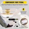 image:imageVEVOR Pottery Wheel for Adults 11 Aluminum Turntable 450W Electric Table Top Pottery Wheel with Foot Pedal 30300 RPM Adjustable Speed Detachable Basin for Beginners DIY Clay Art Craft GreenGrey