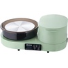 image:imageVEVOR Pottery Wheel for Adults 14 and 11 Turntables 450W Electric Table Top Pottery Wheel with Foot Pedal 30300 RPM Adjustable Speed Aluminum Body for Beginners DIY Clay Art Craft GreenGreen  11inch