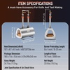image:imageVEVOR Propane Forge Portable Single Burner 2600F Metal and Knife Forge Large Capacity Blacksmithing Farrier Forges Gas Forging Tools and Equipment Complete Mini Forge Kit2 burner