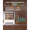 image:imageVEVOR Refrigerated Display Case 176 CuFt550L Large Pastry Display Case 2Tier Commercial Cake Refrigerator with LED Lighting TURBO Cooling FrostFree AirCooling for Bakery Dessert Shop42 CuFtNew