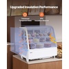 image:imageVEVOR Refrigerated Display Case 176 CuFt550L Large Pastry Display Case 2Tier Commercial Cake Refrigerator with LED Lighting TURBO Cooling FrostFree AirCooling for Bakery Dessert Shop35 CuFtNew