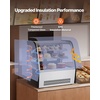 image:imageVEVOR Refrigerated Display Case 176 CuFt550L Large Pastry Display Case 2Tier Commercial Cake Refrigerator with LED Lighting TURBO Cooling FrostFree AirCooling for Bakery Dessert Shop42 CuFtNew