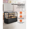 image:imageVEVOR Refrigerated Display Case 176 CuFt550L Large Pastry Display Case 2Tier Commercial Cake Refrigerator with LED Lighting TURBO Cooling FrostFree AirCooling for Bakery Dessert Shop176 CuFtNew