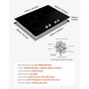image:imageVEVOR SK92IHA36CK04 9200W Electric Countertop Burner Knob Control Stove Builtin Induction Cooktop with 12 Temperature Settings Glass Surface Auto ShutOff 36in 5 Burners220V Black30in 4 Burners220V
