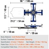 image:imageVEVOR Screen Printing Machine 4 Color 1 Station 360 Rotable Silk Screen Printing Press 212x177in  54x45cm Screen Printer Press DoubleLayer Positioning Pallet for TShirt DIY Printing4 Color 1 Station