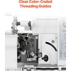 image:imageVEVOR Serger Overlock Sewing Machine 1250 Stitches Per Minute 234 Thread Capability 072 Adjustable Differential Feed with Free Arm and LED Light Sewing Machine for Various Fabrics White234 Thread
