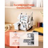 image:imageVEVOR Serger Overlock Sewing Machine 1250 Stitches Per Minute 234 Thread Capability 072 Adjustable Differential Feed with Free Arm and LED Light Sewing Machine for Various Fabrics White34 Thread