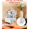 image:imageVEVOR Serger Overlock Sewing Machine 1250 Stitches Per Minute 234 Thread Capability 072 Adjustable Differential Feed with Free Arm and LED Light Sewing Machine for Various Fabrics White34 Thread