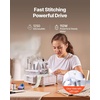image:imageVEVOR Serger Overlock Sewing Machine 1250 Stitches Per Minute 234 Thread Capability 072 Adjustable Differential Feed with Free Arm and LED Light Sewing Machine for Various Fabrics White34 Thread
