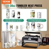 image:imageVEVOR Tumbler Heat Press Machine 1130oz Mug Press Heat Up Fast and Even Tumbler Press with Sublimation Paper Tape and Gloves Temp and Time Setting for Sublimation Tumblers Cups Mugs GreenBlack
