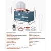 image:imageVEVOR Vacuum Investing Casting Machine with Melting Furnace Convenient Oil Injection Port Precision Pressure Gauge AllinOne Machine for Casting Jewelry and Melting Scrap Silver Gold CopperCasting Machine